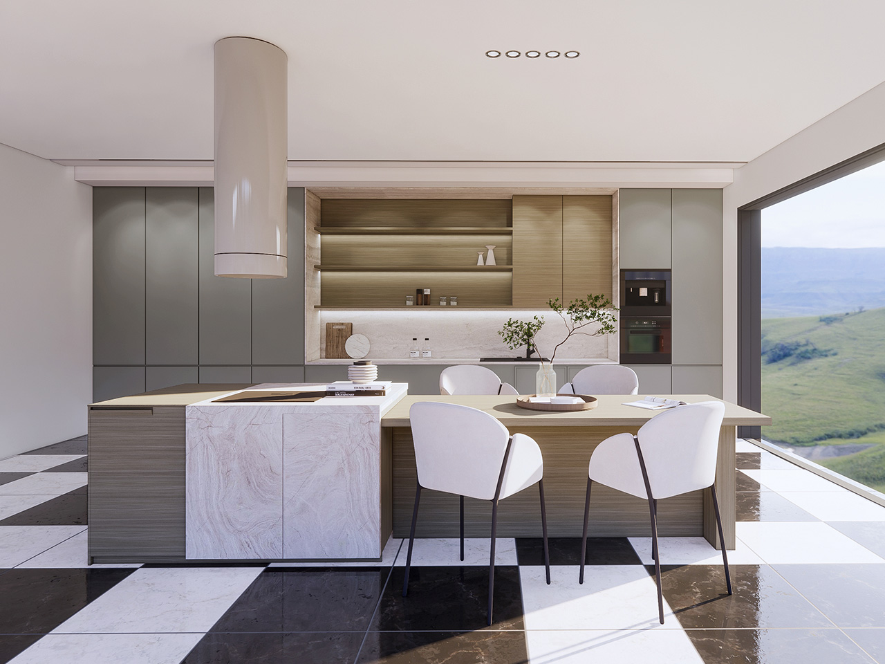 餐廳櫥柜效果圖