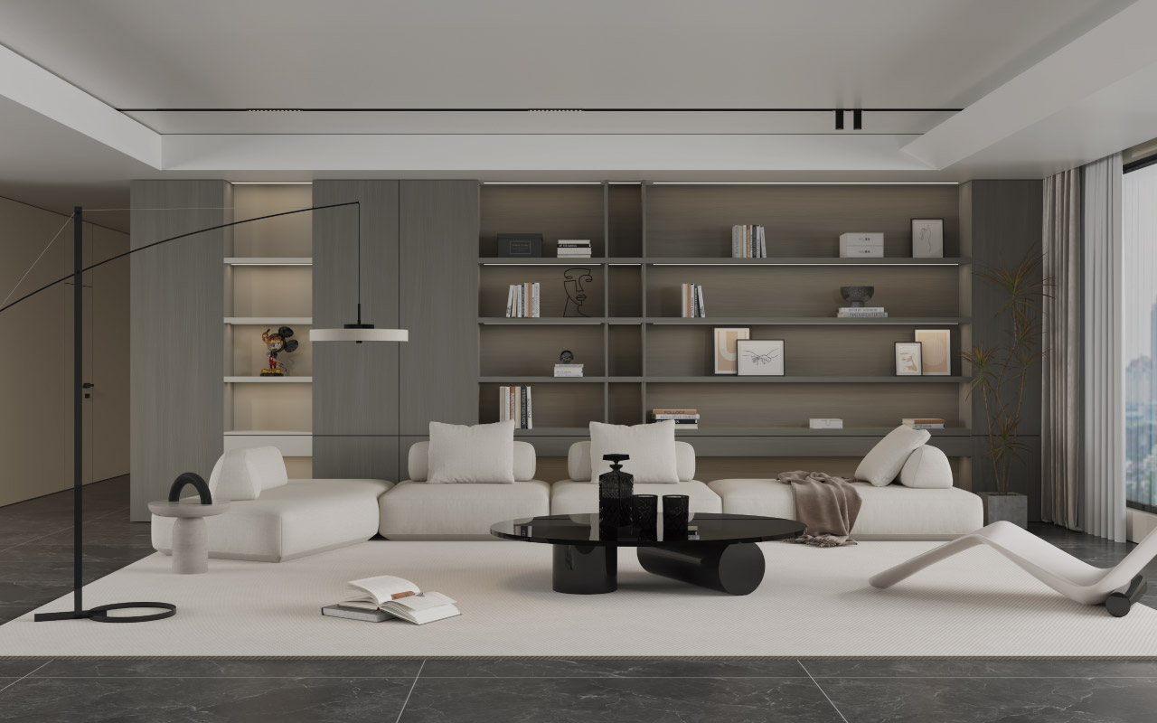 科諾胡桃生態板-板材全屋定制案例