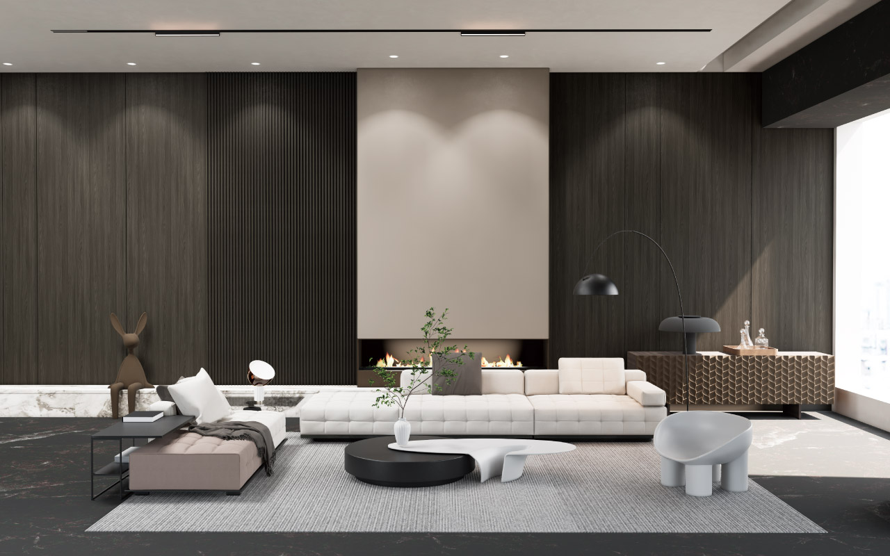 松香黑柏生態板-板材全屋定制案例