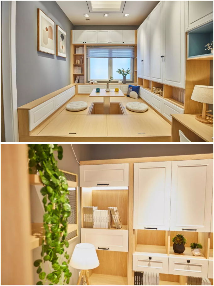 生態(tài)板花色末影秋香定制榻榻米樣式