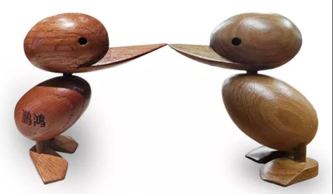 鵬鴻手工實木吉祥鴨